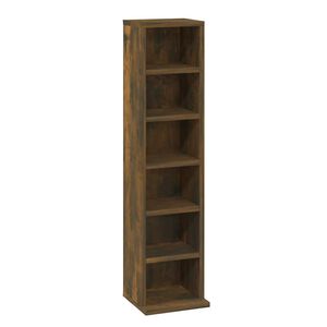 vidaXL CD-skap r&oslash;kt eik 21x20x88 cm konstruert tre