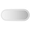 vidaXL LED-baderomsspeil 90x40 cm oval