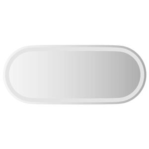 vidaXL LED-baderomsspeil 90x40 cm oval