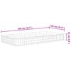 vidaXL Madrass med pocketfjær middels fast 100x200 cm