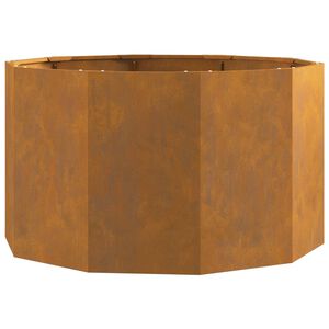 vidaXL Plantekassed Rusten 90 x 90 x 50 cm Cortenst&aring;l