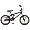 vidaXL BMX Sykkel 18 Tommer for 7-10 &aring;r gamle Svart