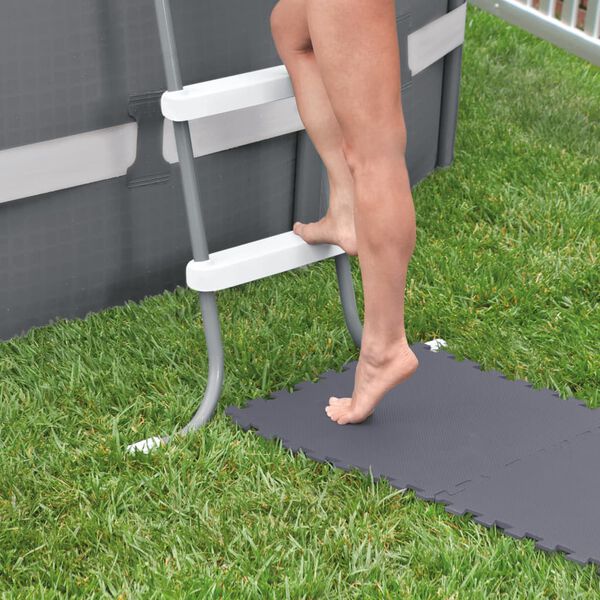 Intex Sammenlåsende polstret gulvbeskytter 8 stk 50x50x0,5 cm 1,9 m²