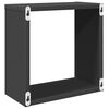 vidaXL Vegghyller kubeformet 6 stk gr&aring; 30x15x30 cm
