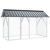 vidaXL Fuglebur Antrasitt 227 x 112 x 141 cm
