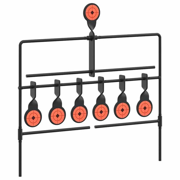 vidaXL Resettingsmål Svart 38 x 20,5 x 33 cm Stål