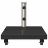vidaXL Parasollfot Svart 45 x 45 x 45 cm Granitt