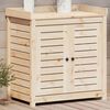 vidaXL Pottebord med hyller 82,5x50x86,5 cm heltre furu