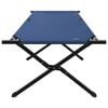 vidaXL Sammenleggbar camping seng 2 pcs Bl&aring; 210 x 80 x 46 cm