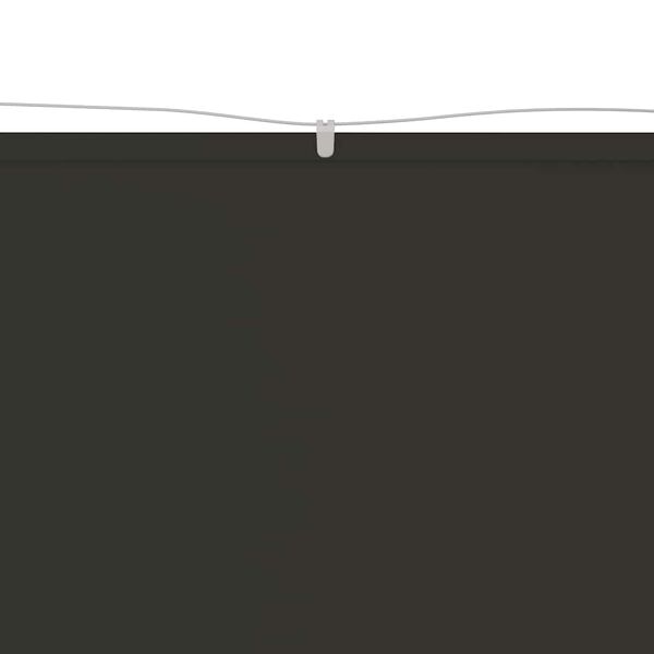 vidaXL Vertikal markise antrasitt 60x800 cm oxfordstoff