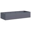 vidaXL Plantekasse antrasitt 200x80x40 cm st&aring;l