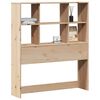 vidaXL Hodegavl med oppbevaring 90 cm heltre furu