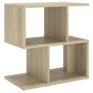 vidaXL Nattbord sonoma eik 50x30x51,5 cm konstruert tre