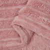 vidaXL Kastepledd 6 pcs Rosa 270 x 240 cm Fleece
