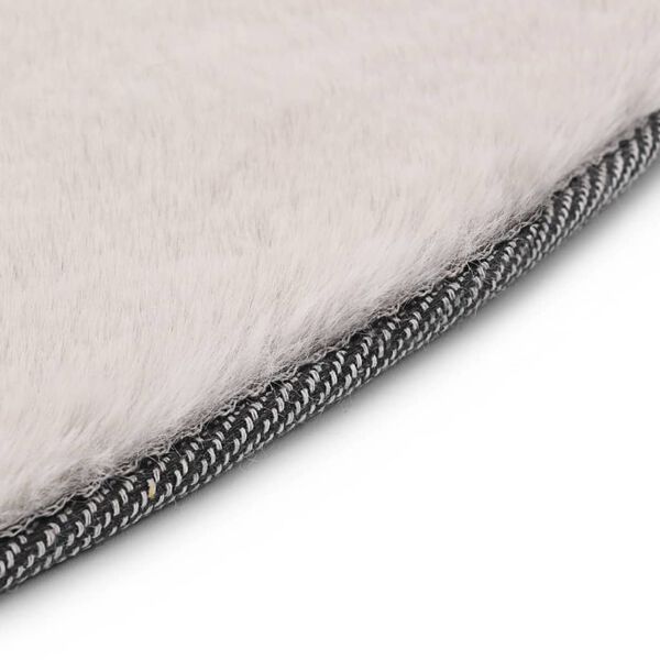 vidaXL Teppe 80 cm kunstig kaninskinn gr&aring;