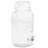 vidaXL Drikkedispensere 2 stk 3800 ml glass