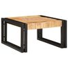vidaXL Badehylle for Brun 40 x 50 x 23 cm Solid grovt mangotre