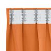 vidaXL M&oslash;rkleggende Gardiner med Ringer 2 pcs Oransje 175 x 140 cm