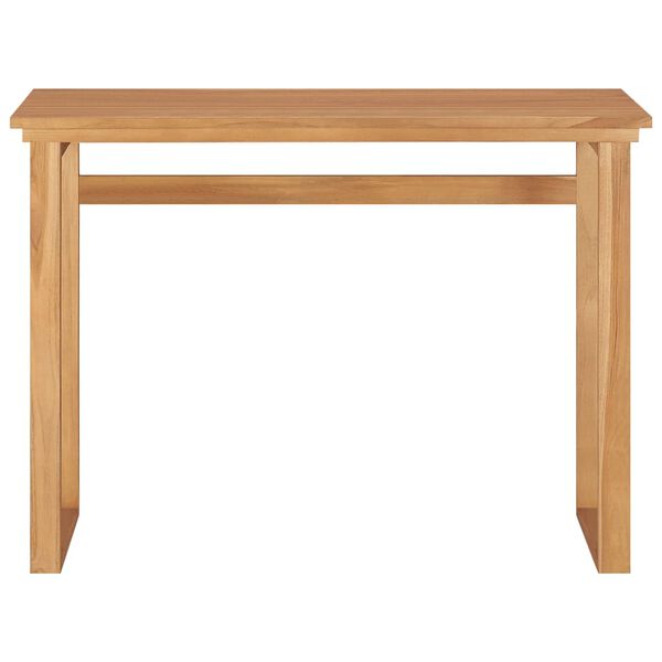 vidaXL Skrivebord 100x45x75 cm heltre teak