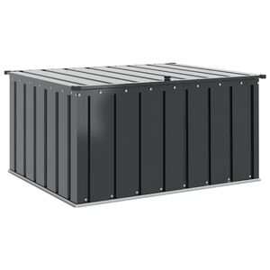 vidaXL Hage Lagringsboks Svart 101 x 82 x 50 cm St&aring;l