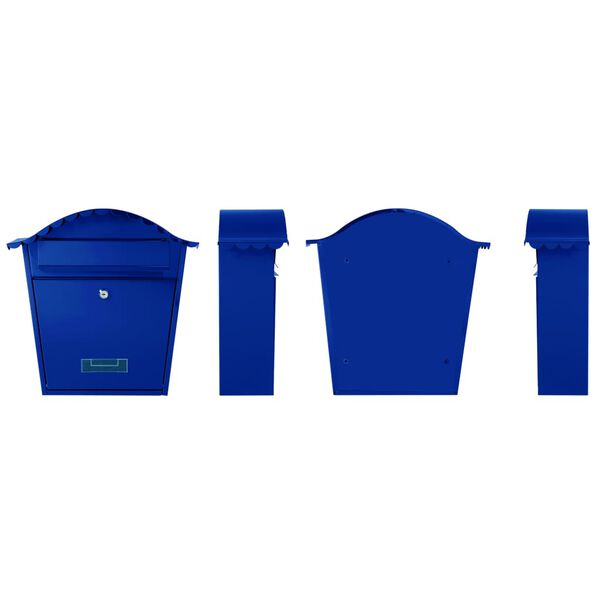 Perel Postkasse Paris bl&aring;