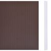 vidaXL Hageskjerm 4 stk PVC 35x0,19 m brun