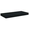 vidaXL Flytende vegghyller 2 stk svart 50x23x3,8 cm MDF