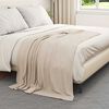 vidaXL Kastepledd 6 pcs Beige 170 x 130 cm Fleece