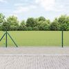 vidaXL Gjerdep&aring;le gr&oslash;nn 25 x 0,6 m (25 x 25 mm mesh) St&aring;l og PVC