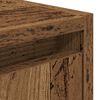 vidaXL Veggmonterte nattbord 2 stk gammelt tre 38x34x40 cm