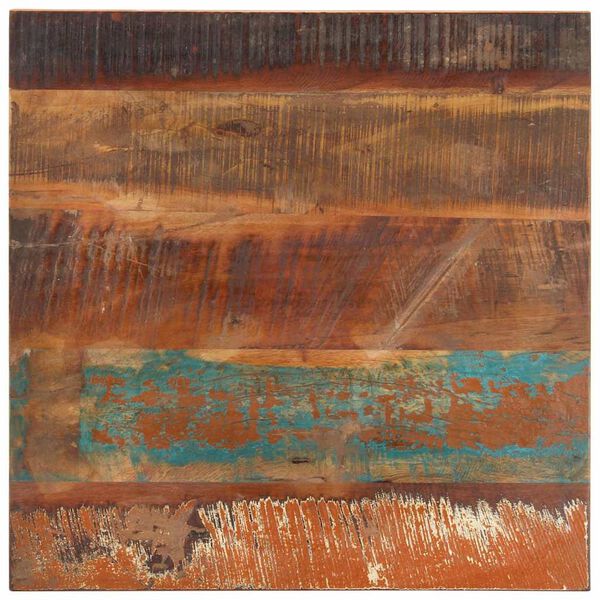 vidaXL Firkantet bordplate 60x60 cm 25-27 mm gjenvunnet heltre