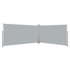 vidaXL Uttrekkbar sidemarkise 160x600 cm gr&aring;