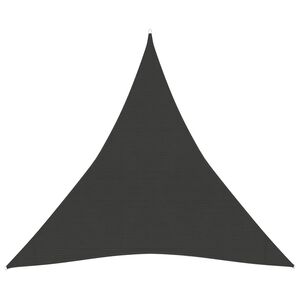 vidaXL Solseil 160 g/m&sup2; antrasitt 3x3x3 m HDPE