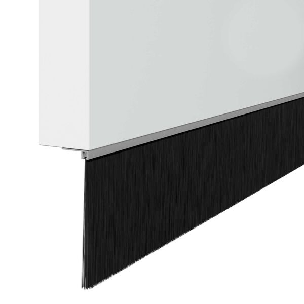 vidaXL Skru-p&aring; d&oslash;rb&oslash;rste tetninger 2 pcs s&oslash;lv 100 cm