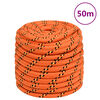 vidaXL B&aring;ttau oransje 18 mm 50 m polypropylen