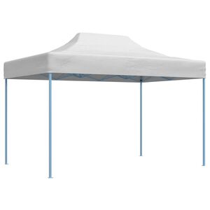 vidaXL Profesjonelt sammenleggbart festtelt 280x410x315 cm st&aring;l hvit