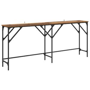 vidaXL Konsollbord Gamle tre 180 x 30 x 75 cm Konstruert tre