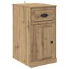 vidaXL Sideskap Artisan Eik 40 x 50 x 75 cm Konstruert tre