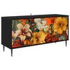 vidaXL TV-skap GENNEP 102 x 33 x 51 cm Svart eik Konstruert tre