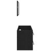 vidaXL Sink Cabinet Svart Eik 90 x 45 x 1.5 cm Konstruert tre