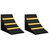 vidaXL Stoppekloss 2 stk 29x16x19 cm gummi