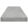 vidaXL Hylleplater 8 stk betonggr&aring; 80x10x1,5 cm sponplate