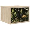 vidaXL Vegghengt nattbord RHENEN Sonoma eik 36 x 33 x 25 cm