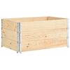 vidaXL Pallekarmer 3 stk 80x120 cm heltre furu
