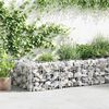 vidaXL Gabion galvanisert stål 630x30x50 cm