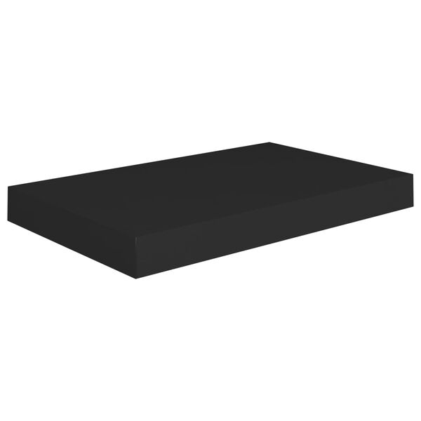 vidaXL Flytende vegghyller 4 stk svart 40x23x3,8 cm MDF