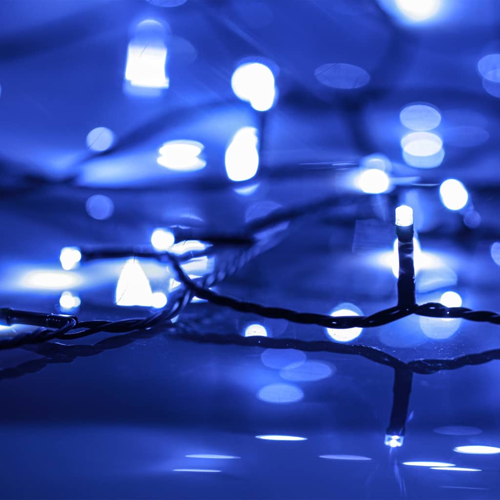 vidaXL LED-strenglys med 300 lysdioder blå 30 m PVC