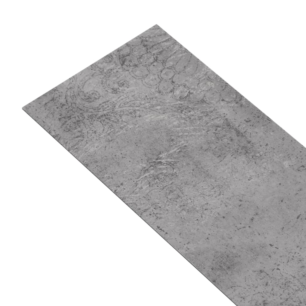 vidaXL Selvklebende PVC-gulvplanker 5,21 m² 2 mm sementbrun