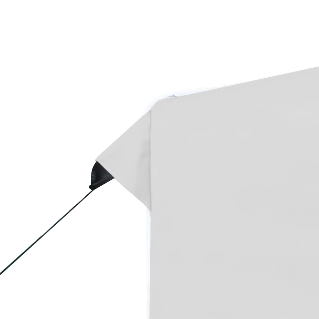 vidaXL Foldbart festtelt med vegger aluminium 3x3 m hvit