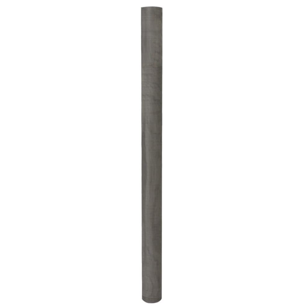 vidaXL Nettingskjerm rustfritt stål 150x500 cm sølv